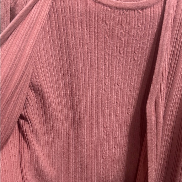 Croft & Barrow Rose Open Front Cardigan - Picture 9 of 11